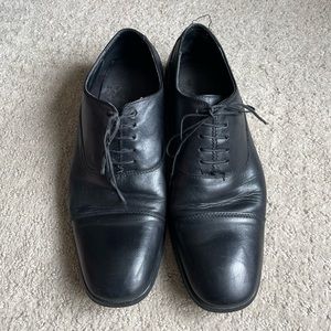 Calvin Klein mens black dress shoes